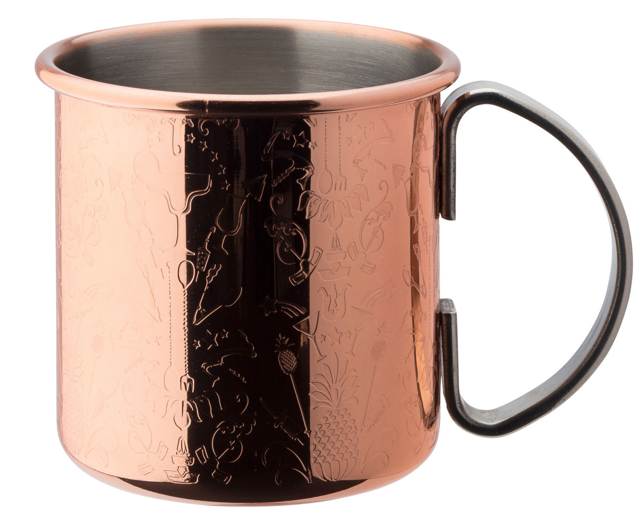 Chased Copper Mug 17oz (48cl) - F91120-000000-B01006 (Pack of 6)